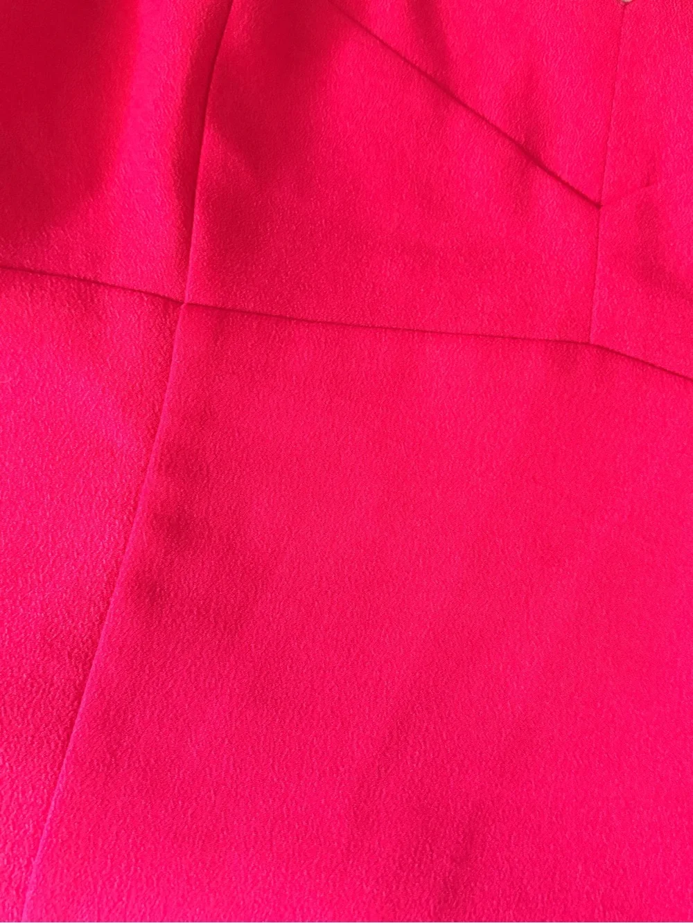 Abercrombie & Fitch Fuchsia Puff Sleeve Sweetheart Top